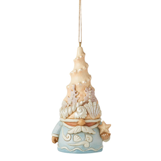 Enesco Jim Shore Heartwood Creek Coastal Gnome Hanging Ornament, 4.25 Inch, Multicolor