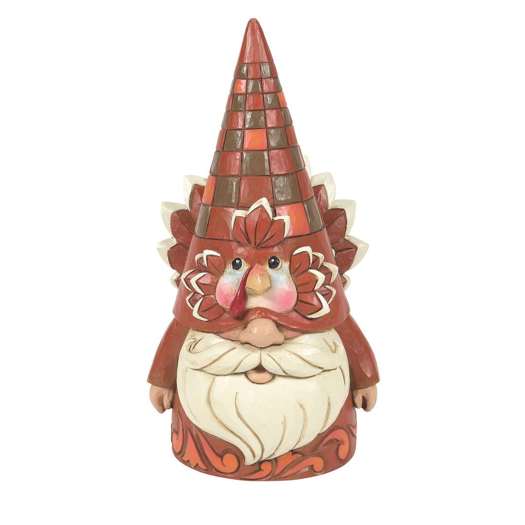 Enesco Jim Shore Heartwood Creek Harvest Turkey Gnome Gobble Figurine