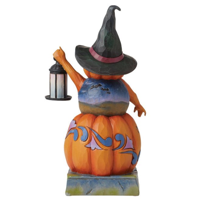 Enesco Jim Shore Heartwood Creek Stacked Pumpkin Figurine, 9.25 Inch