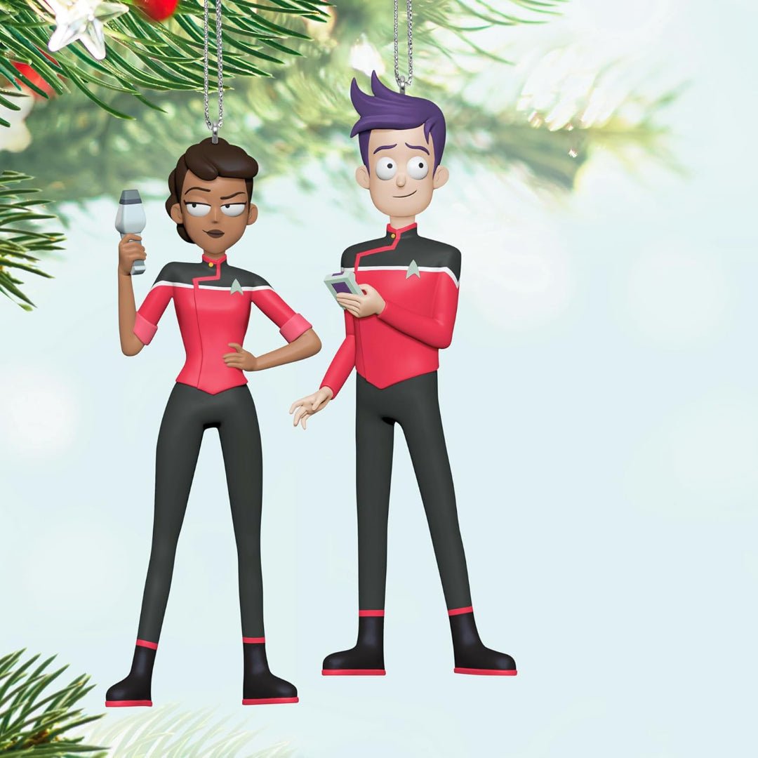 Ensigns Beckett Mariner and Bradward Boimler Star Trek: Lower Decks 2025 Keepsake Ornament