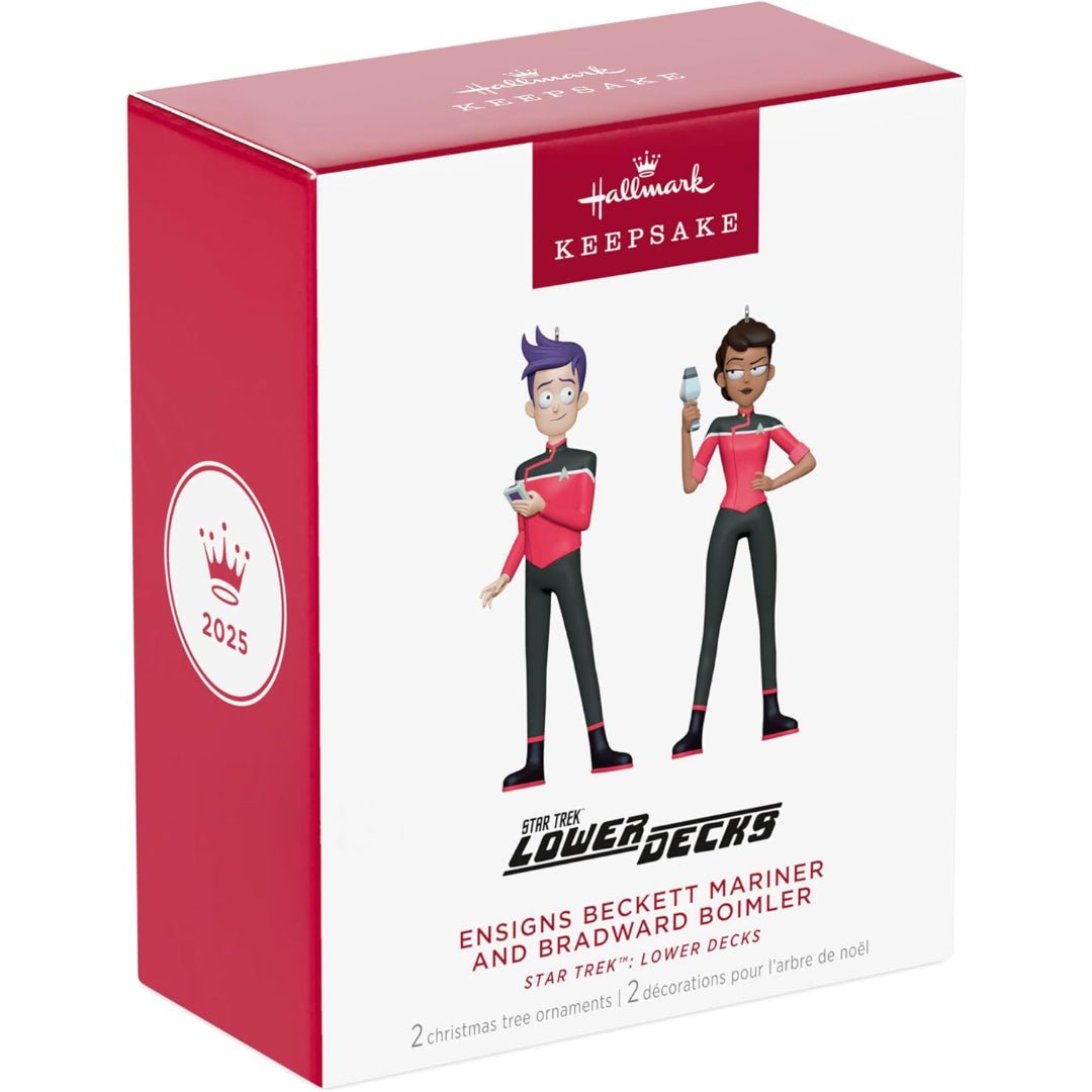 Ensigns Beckett Mariner and Bradward Boimler Star Trek: Lower Decks 2025 Keepsake Ornament