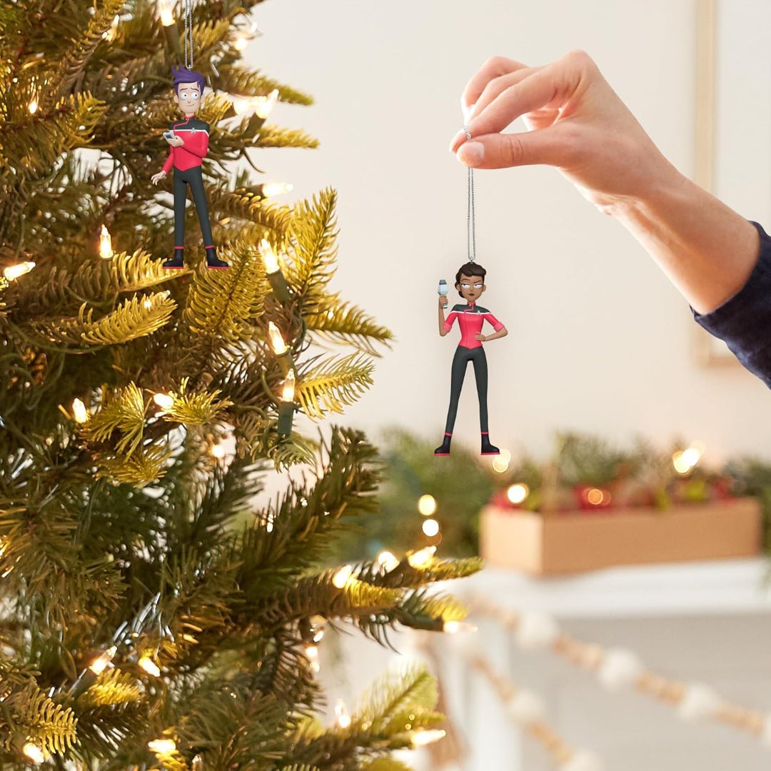 Ensigns Beckett Mariner and Bradward Boimler Star Trek: Lower Decks 2025 Keepsake Ornament