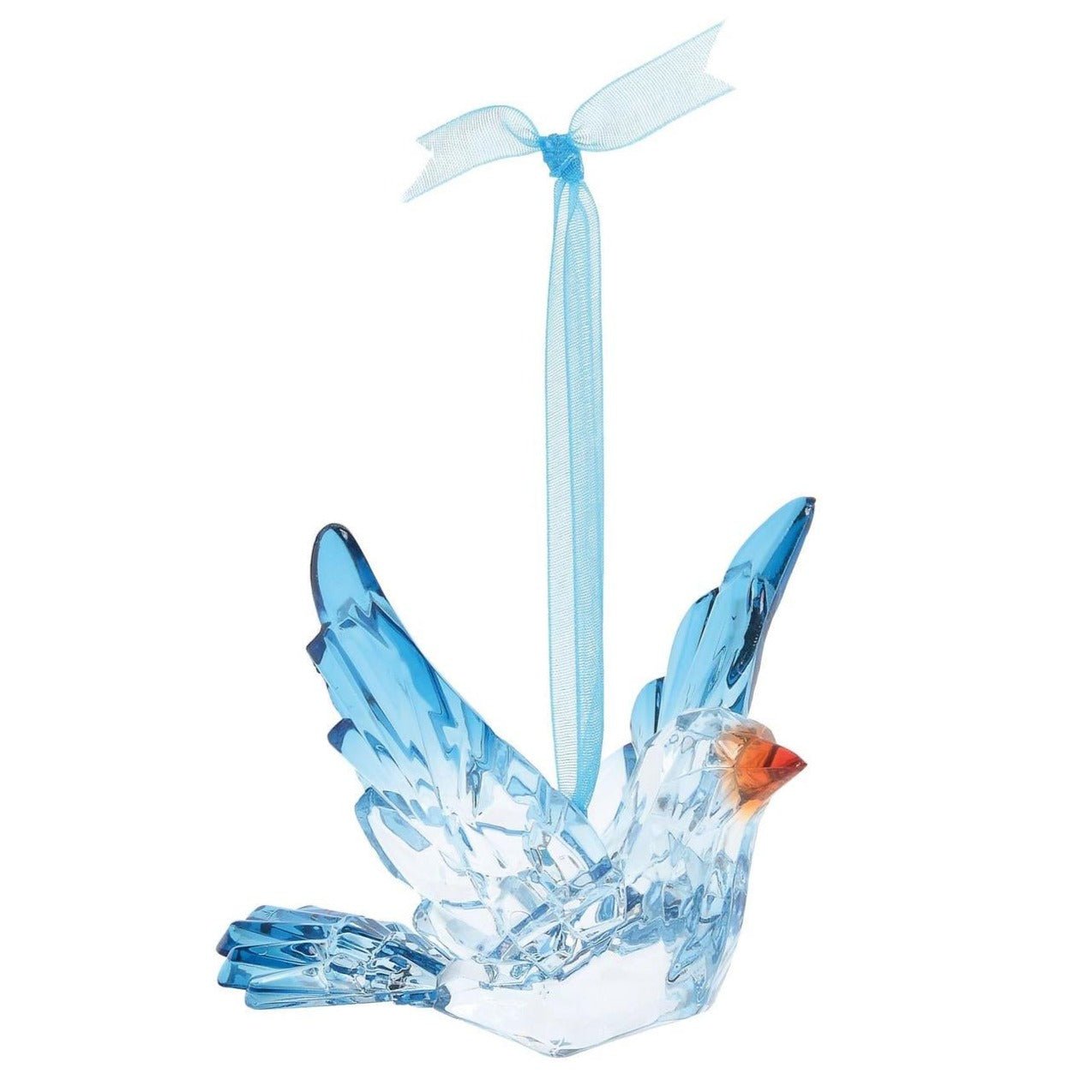 Facets Bluebird Ornament, 3"