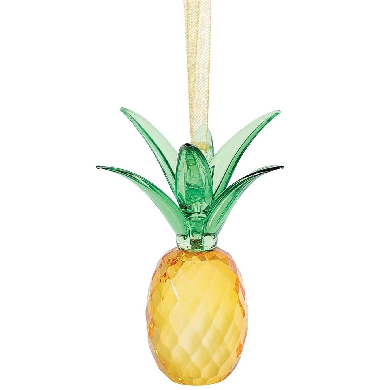 Facets Pineapple Ornament, 3.5"