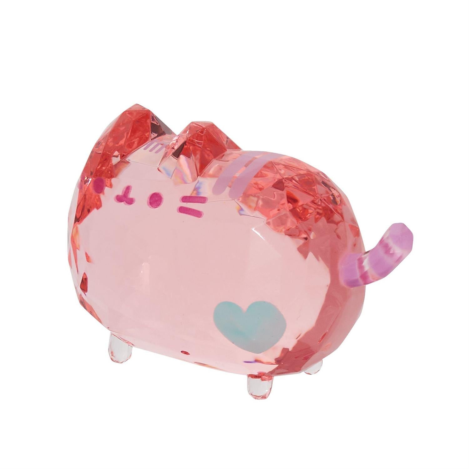 Facets Pusheen The Cat with Heart Figurine, 1.69 Inch