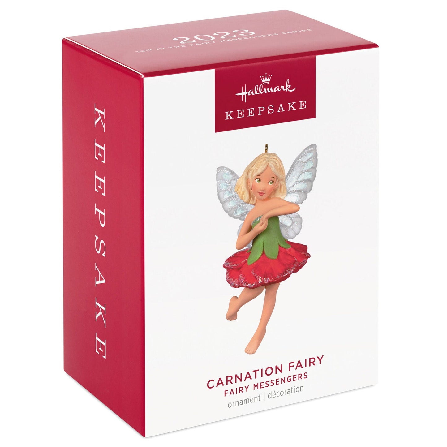 Fairy Messengers Carnation Fairy #19, 2023 Keepsake Ornament