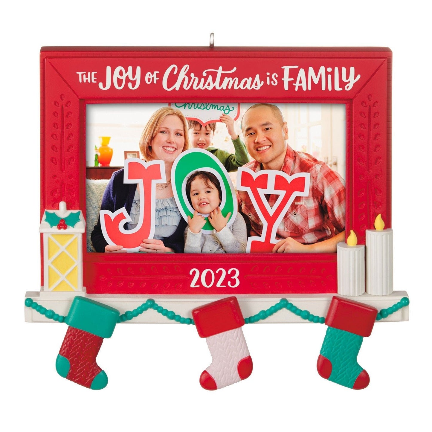 Family Joy 2023 Photo Frame, 2023 Keepsake Ornament