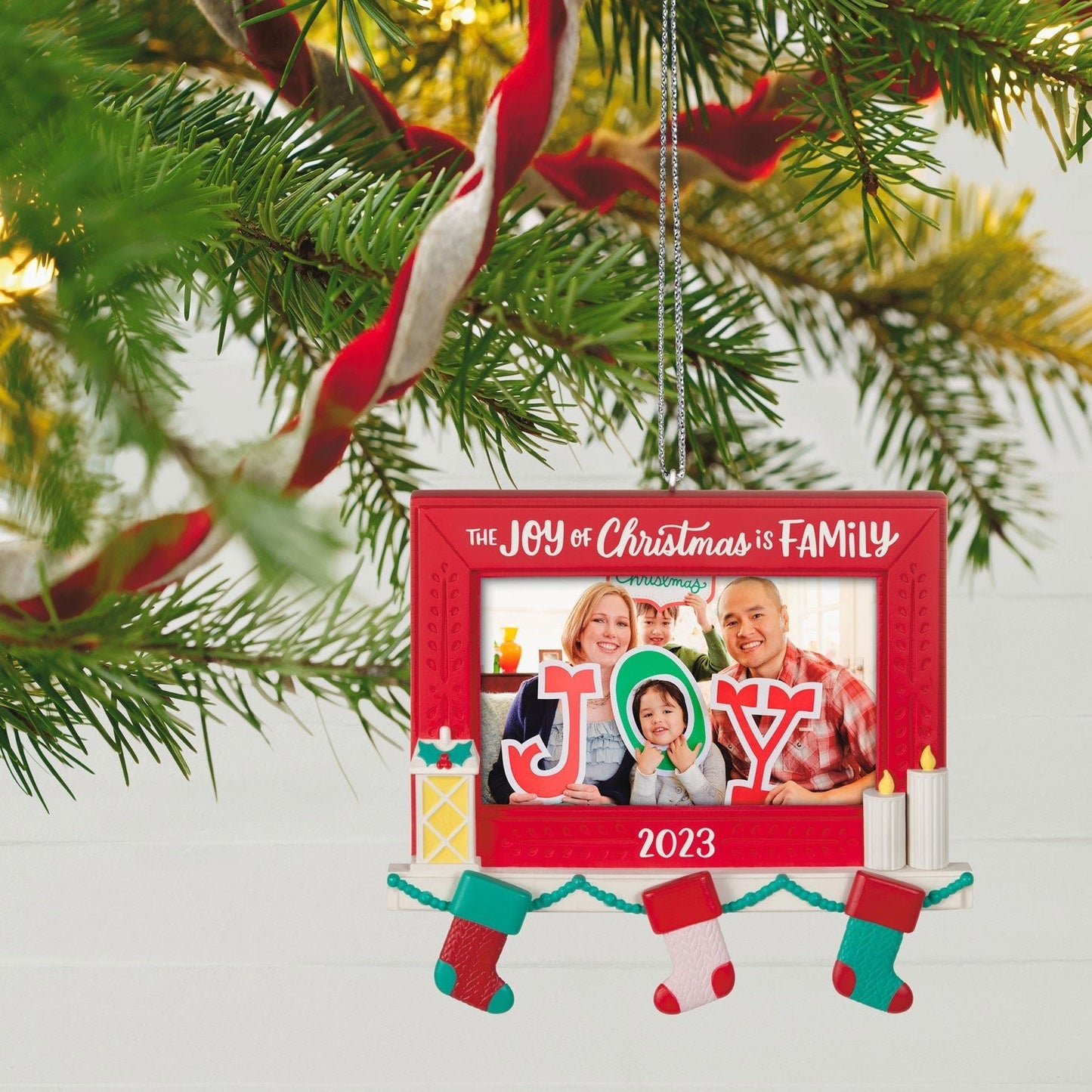 Family Joy 2023 Photo Frame, 2023 Keepsake Ornament