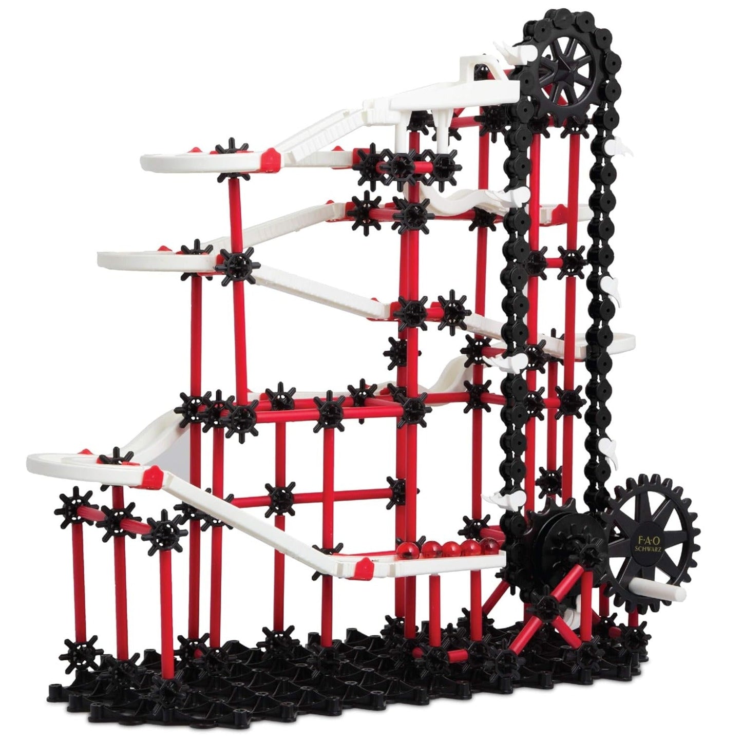 FAO Schwarz 321 - Piece Marble Run Construction and Building Kit for Kids