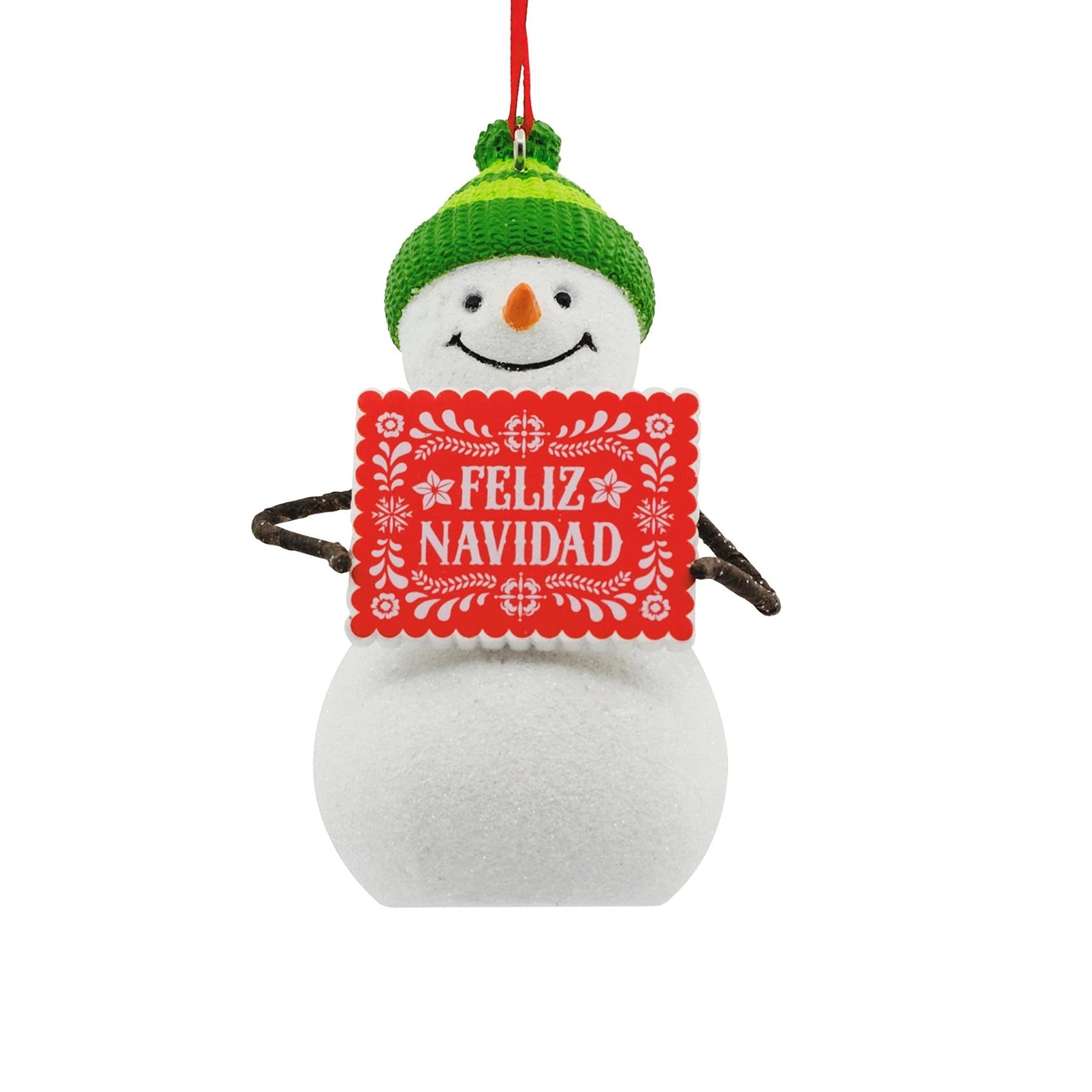 Feliz Navidad Snowman Hallmark Vida Ornament