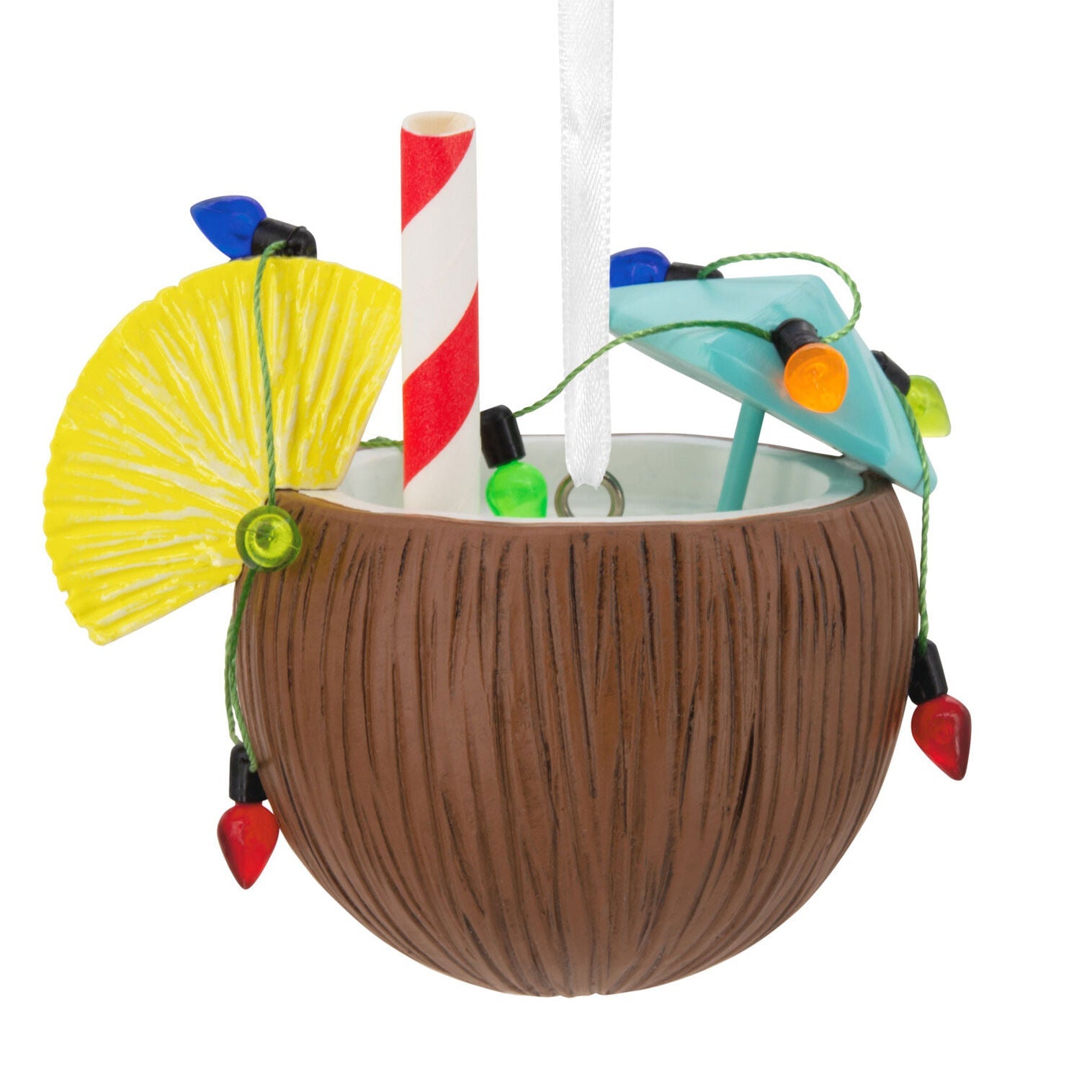 Festive Coconut Cocktail Hallmark Ornament