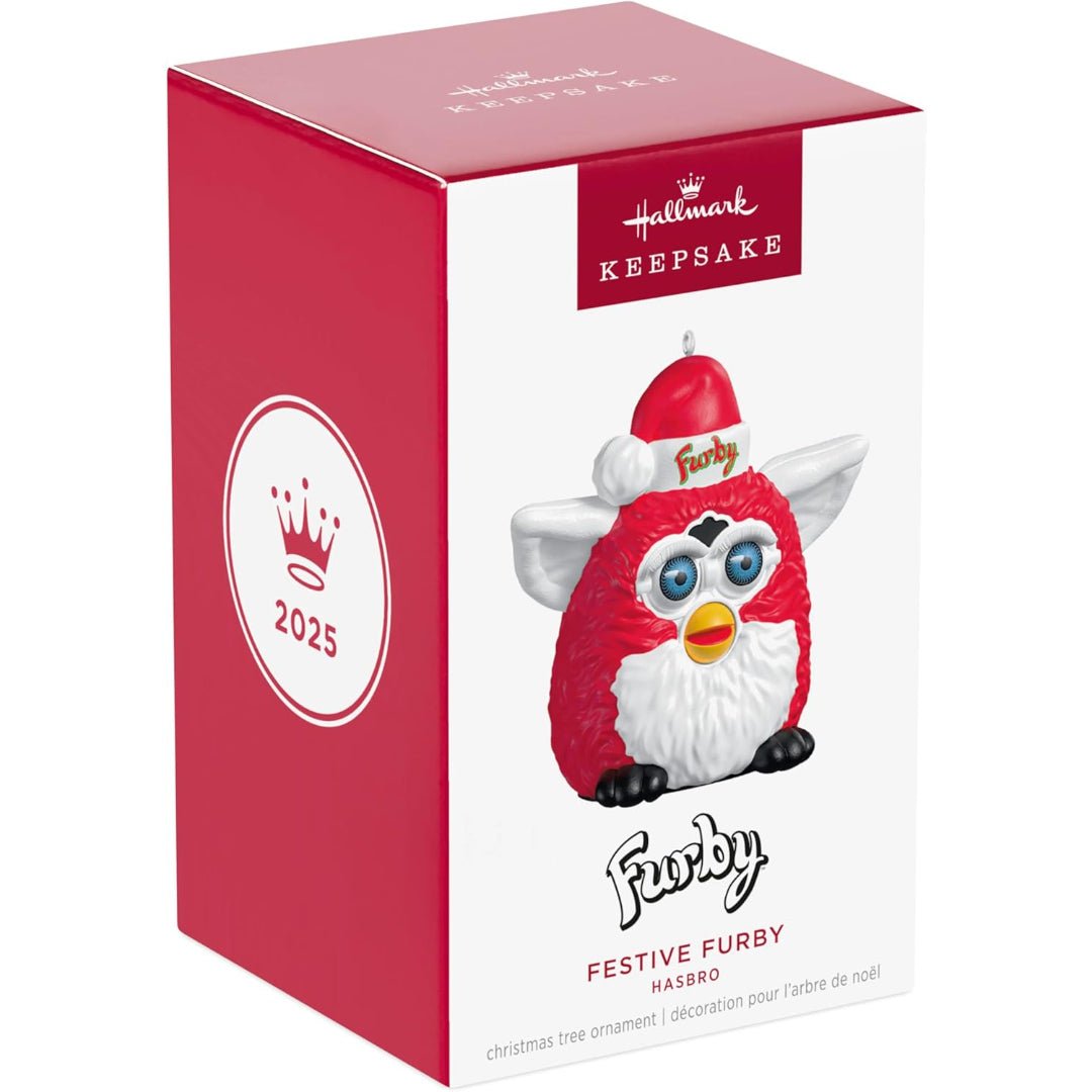 Festive Furby Hasbro 2025 Keepsake Ornament