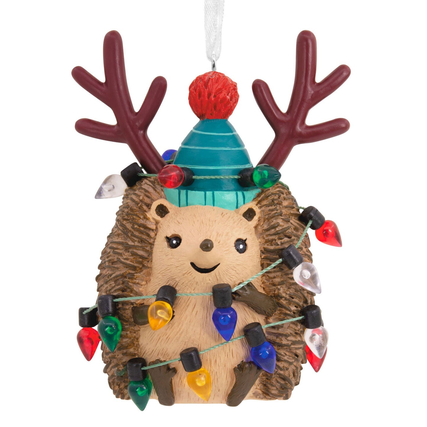 Festive Hedgehog Hallmark Ornament