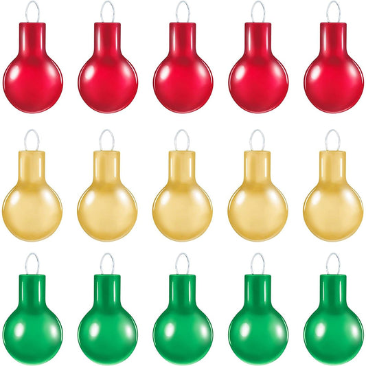 Festive Red, Gold and Green, Mini Glass Set of 15, Hallmark Keepsake Miniature Ornaments