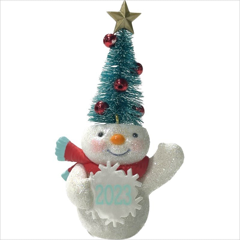 Festive Snowman VIP KOC Exclusive, 2023 Keepsake Ornament