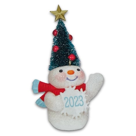 Festive Snowman VIP KOC Exclusive, 2023 Keepsake Ornament