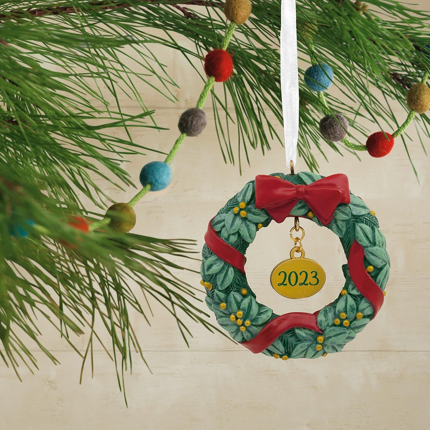 Festive Wreath 2023 Hallmark Ornament