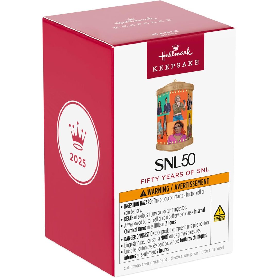 Fifty Years of SNL Saturday Night Live 2025 Keepsake Ornament