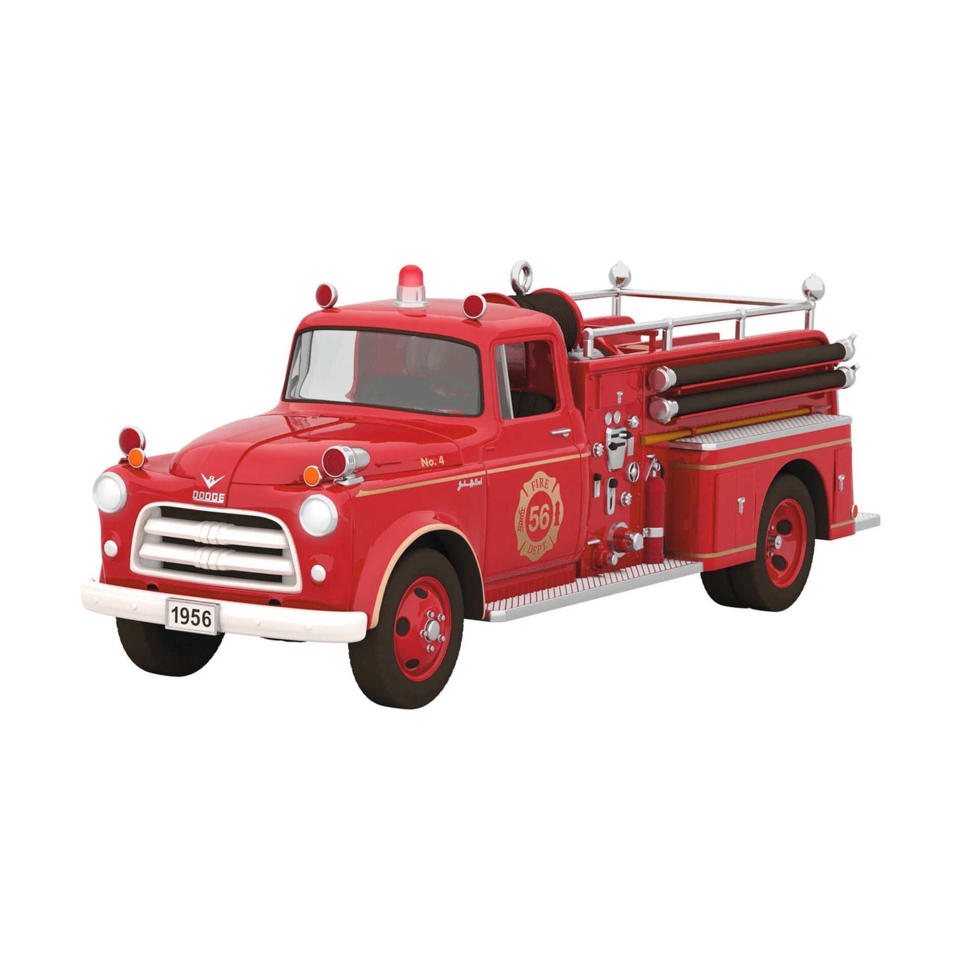 Fire Brigade 1956 Dodge Fire Engine #21 in Series, 2023 Keepsake Ornament