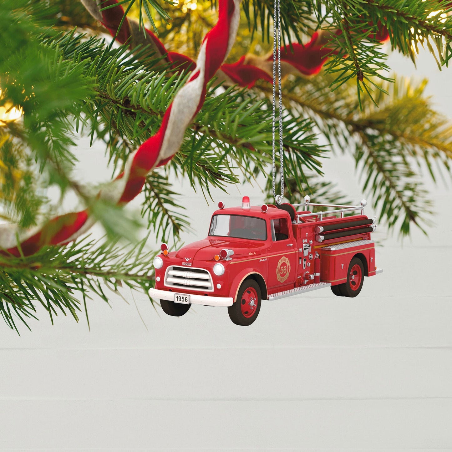 Fire Brigade 1956 Dodge Fire Engine #21 in Series, 2023 Keepsake Ornament