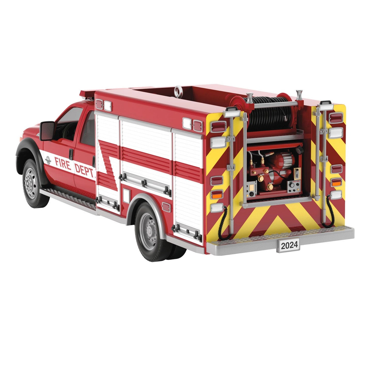 Fire Brigade #22 2011 Ford F-550 Fire Engine 2024 Keepsake Ornament