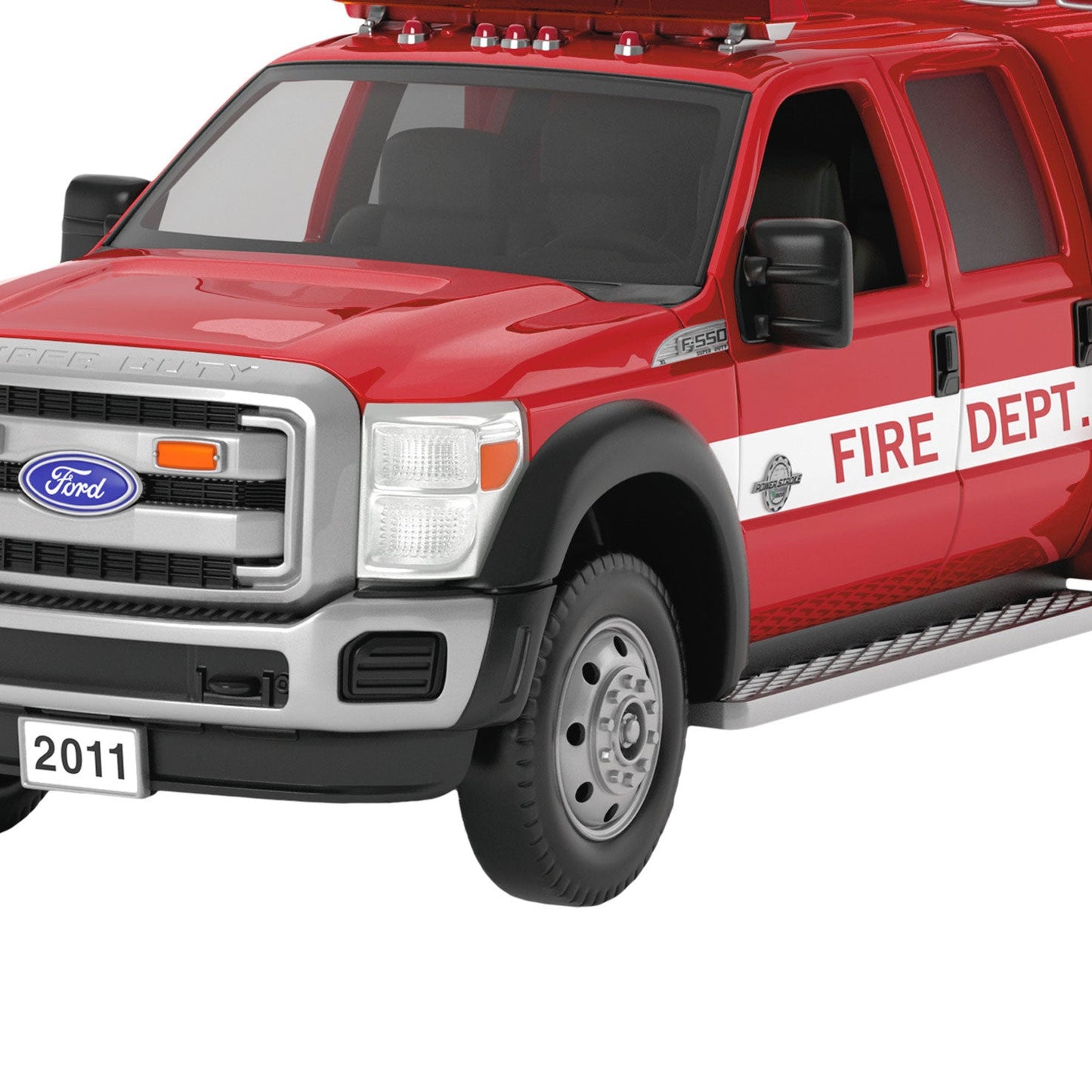 Fire Brigade #22 2011 Ford F-550 Fire Engine 2024 Keepsake Ornament