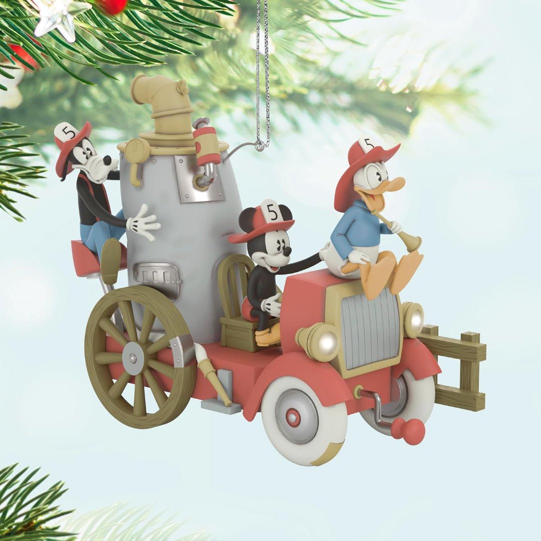 Firefighting Friends Disney Mickey and Friends 2025 Keepsake Ornament