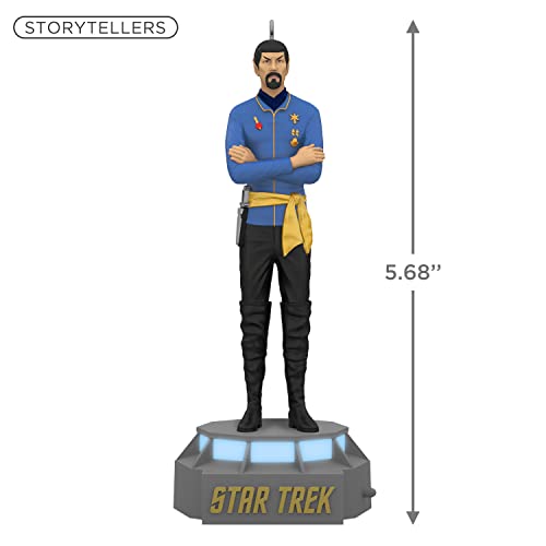 First Officer Spock, Star Trek Storytellers Collection Ornament, 2021 Hallmark Keepsake Light and Sound