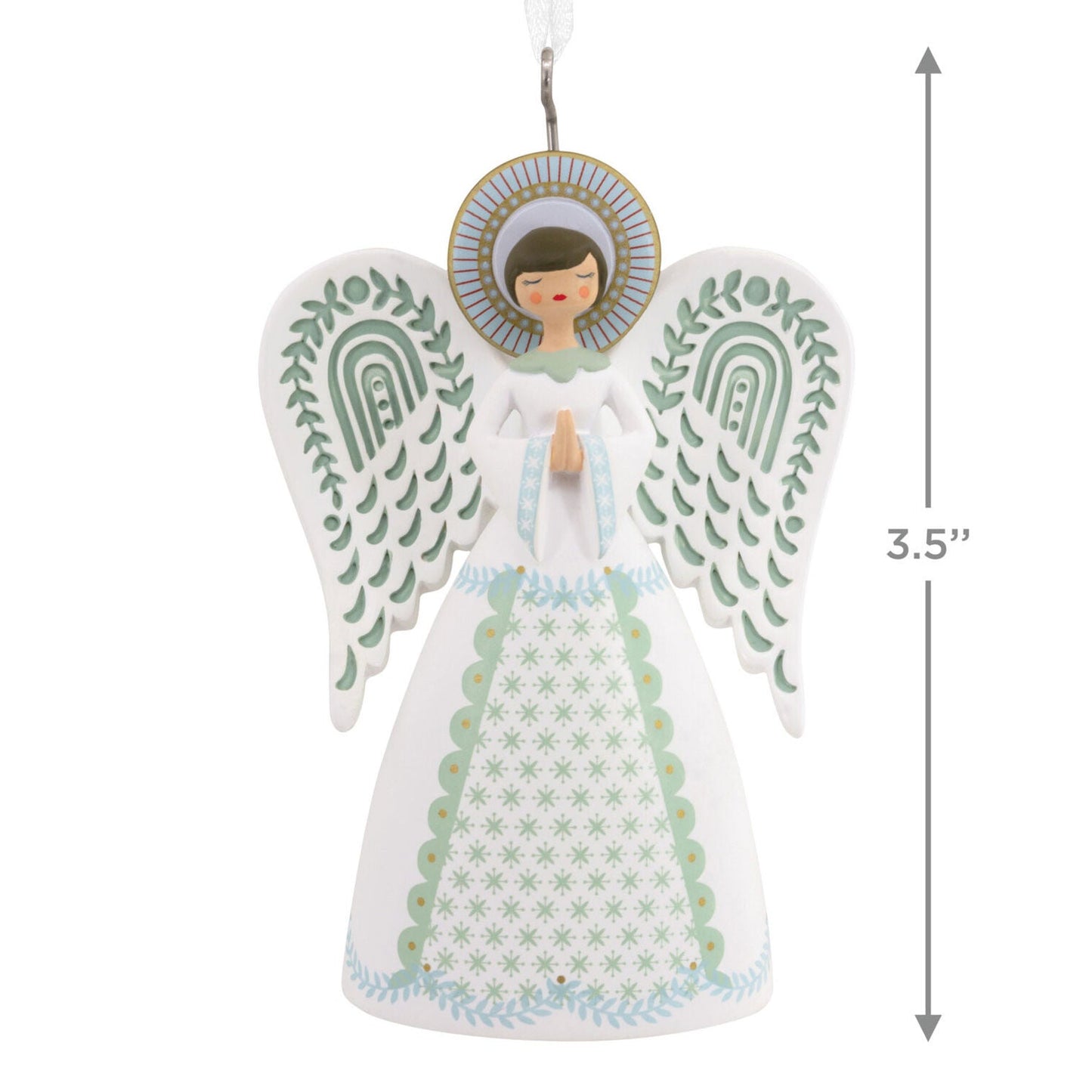 Folk Art Angel Hallmark Ornament