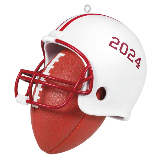 Football Star 2024 Keepsake Ornament