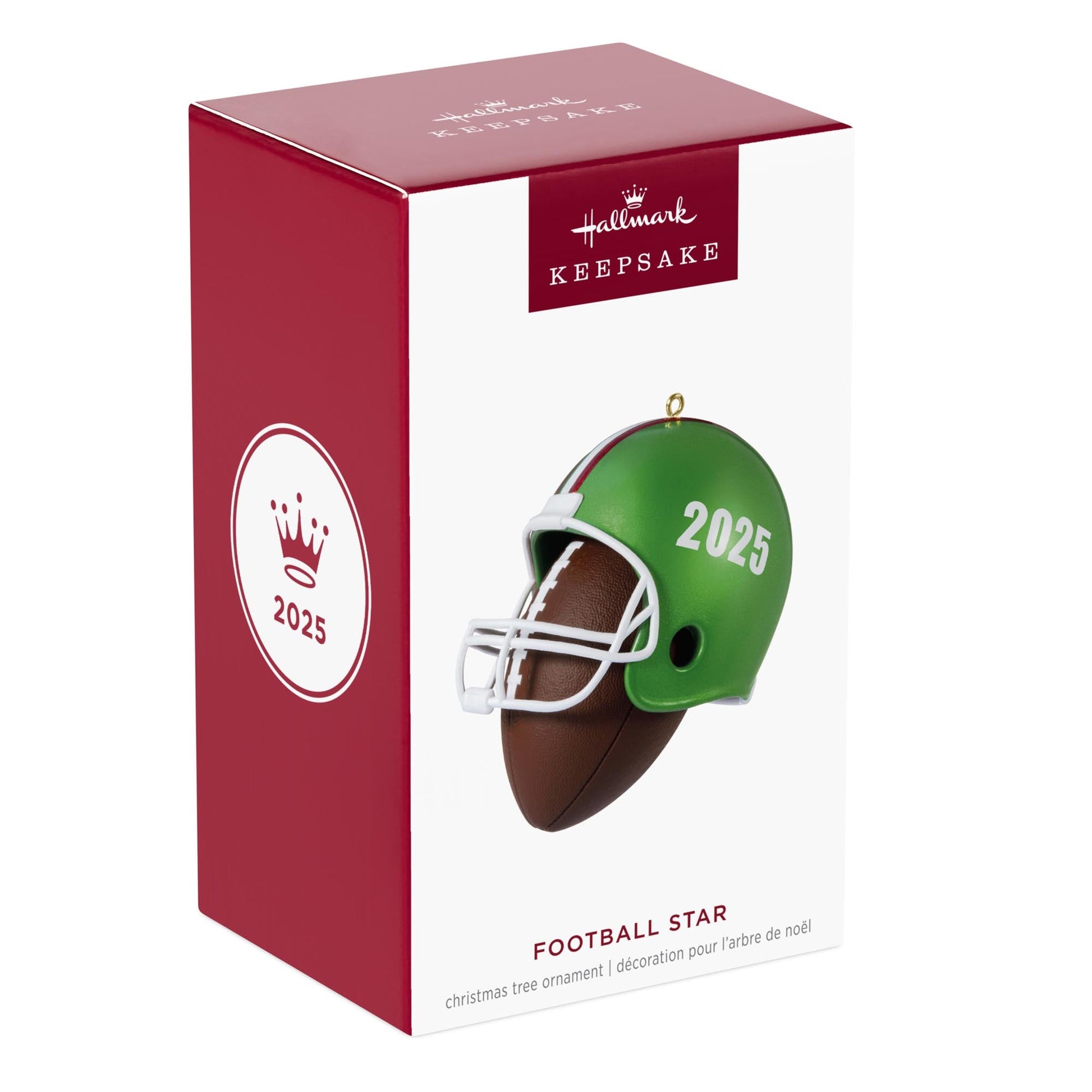 Football Star 2025 Keepsake Ornament