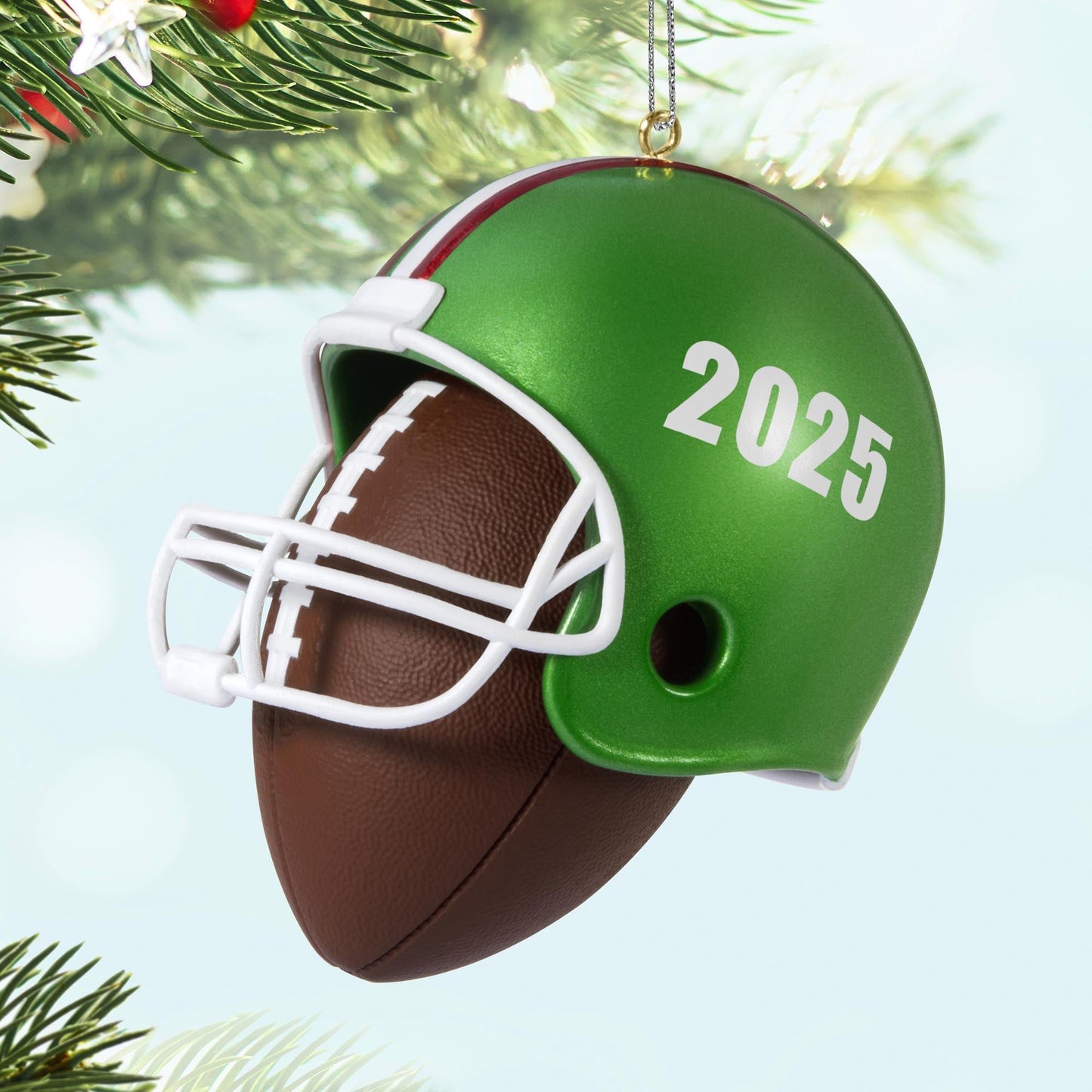 Football Star 2025 Keepsake Ornament