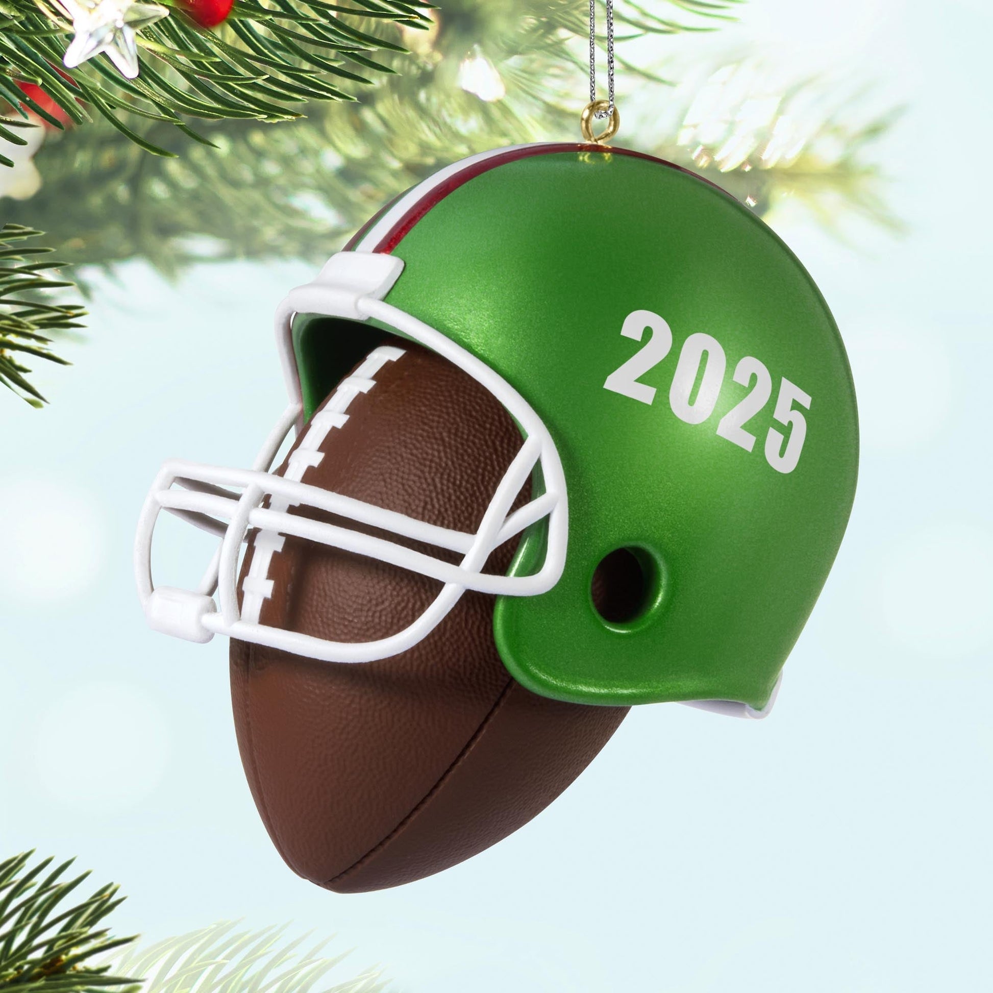 Football Star 2025 Keepsake Ornament