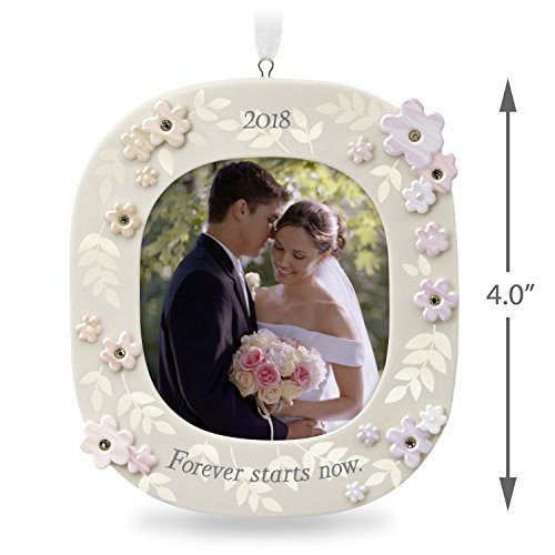 Forever Starts Now, Porcelain Photo Holder, 2018 Keepsake Ornament