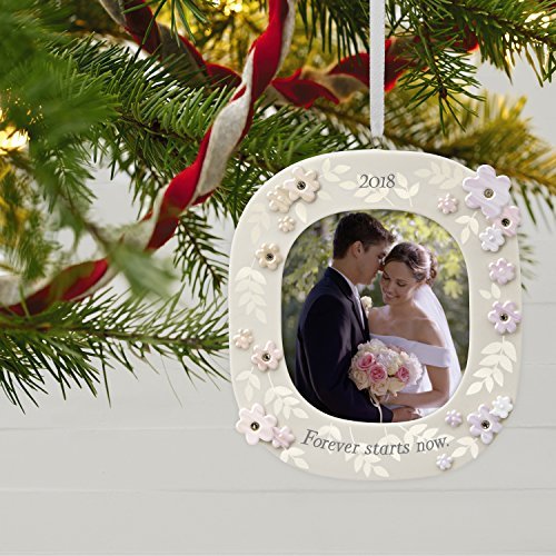 Forever Starts Now, Porcelain Photo Holder, 2018 Keepsake Ornament