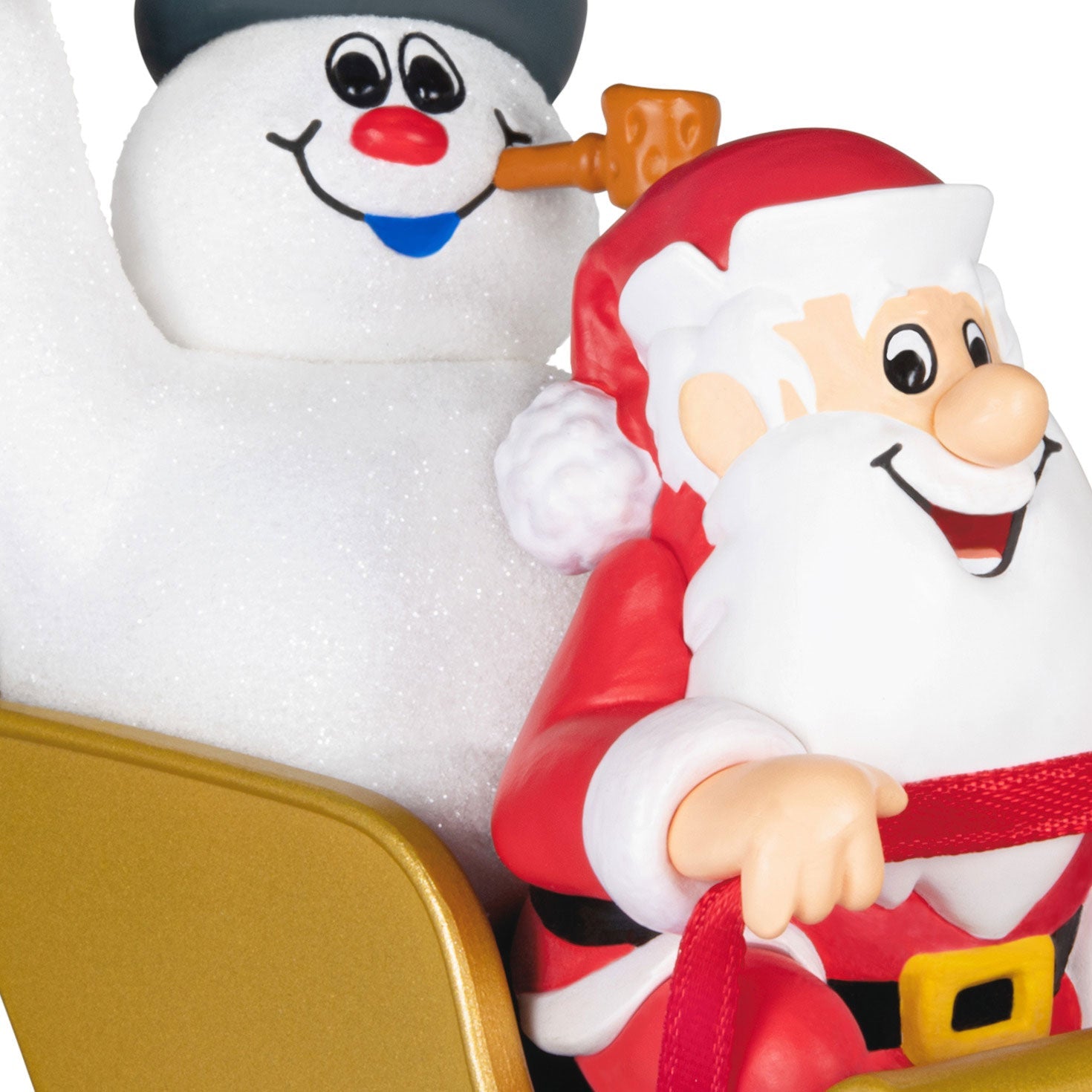 Frosty the Snowman Frosty and Santa 2024 Keepsake Ornament