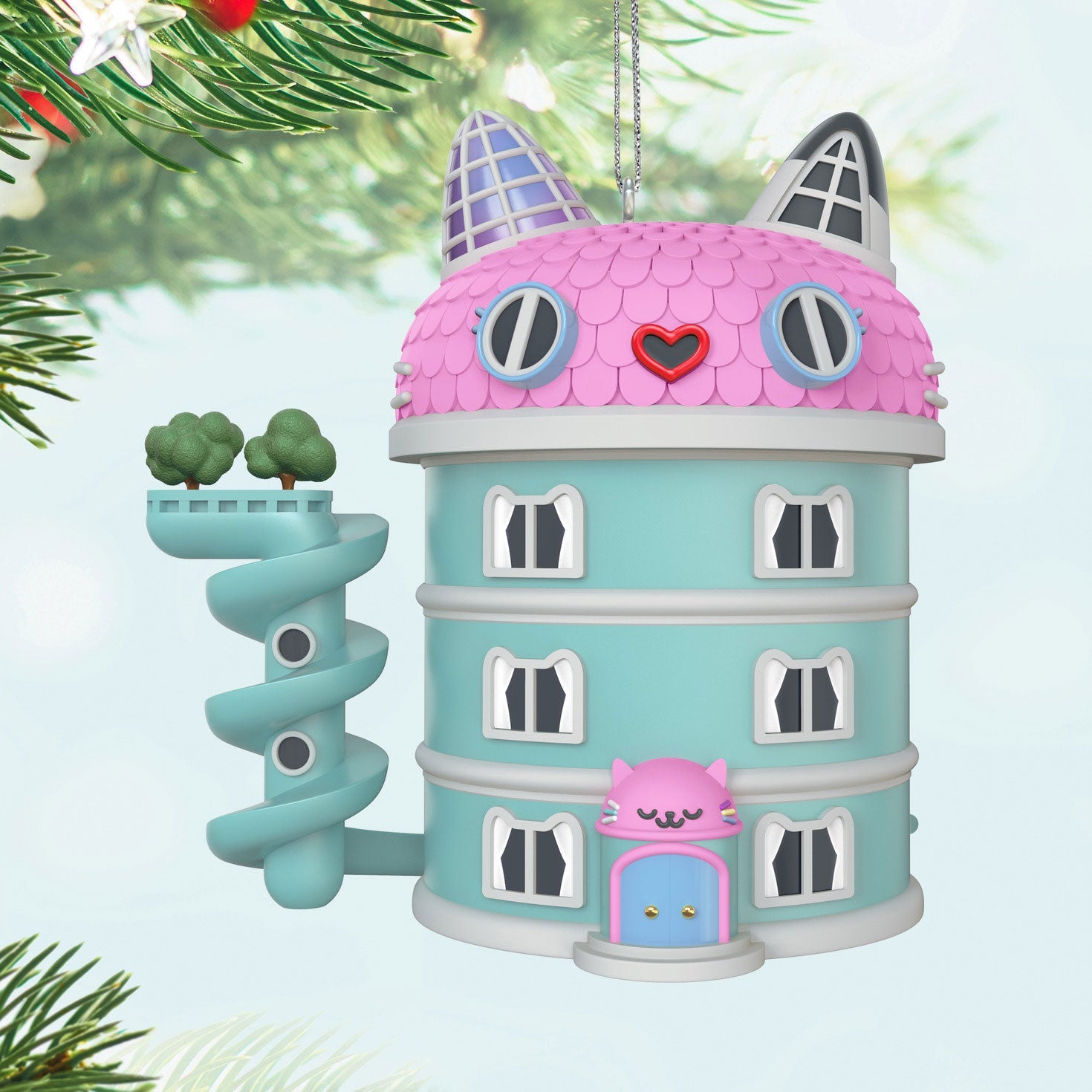 Gabby's Dollhouse A-Meow-Zing Adventures Await Musical 2024 Keepsake Ornament