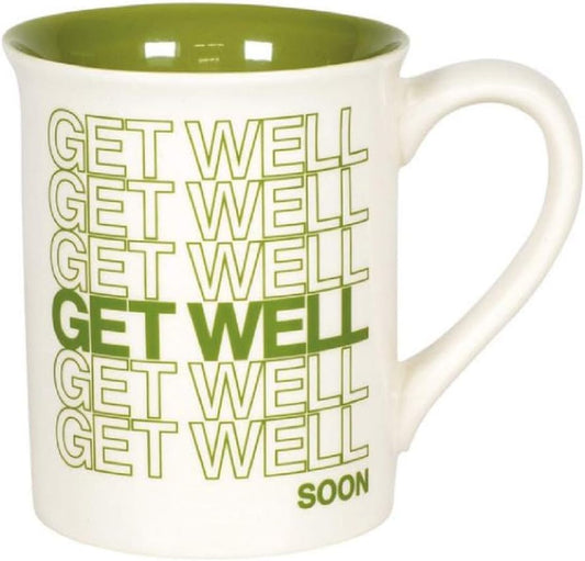 Get Well Repeating Type Coffee Mug, 16oz