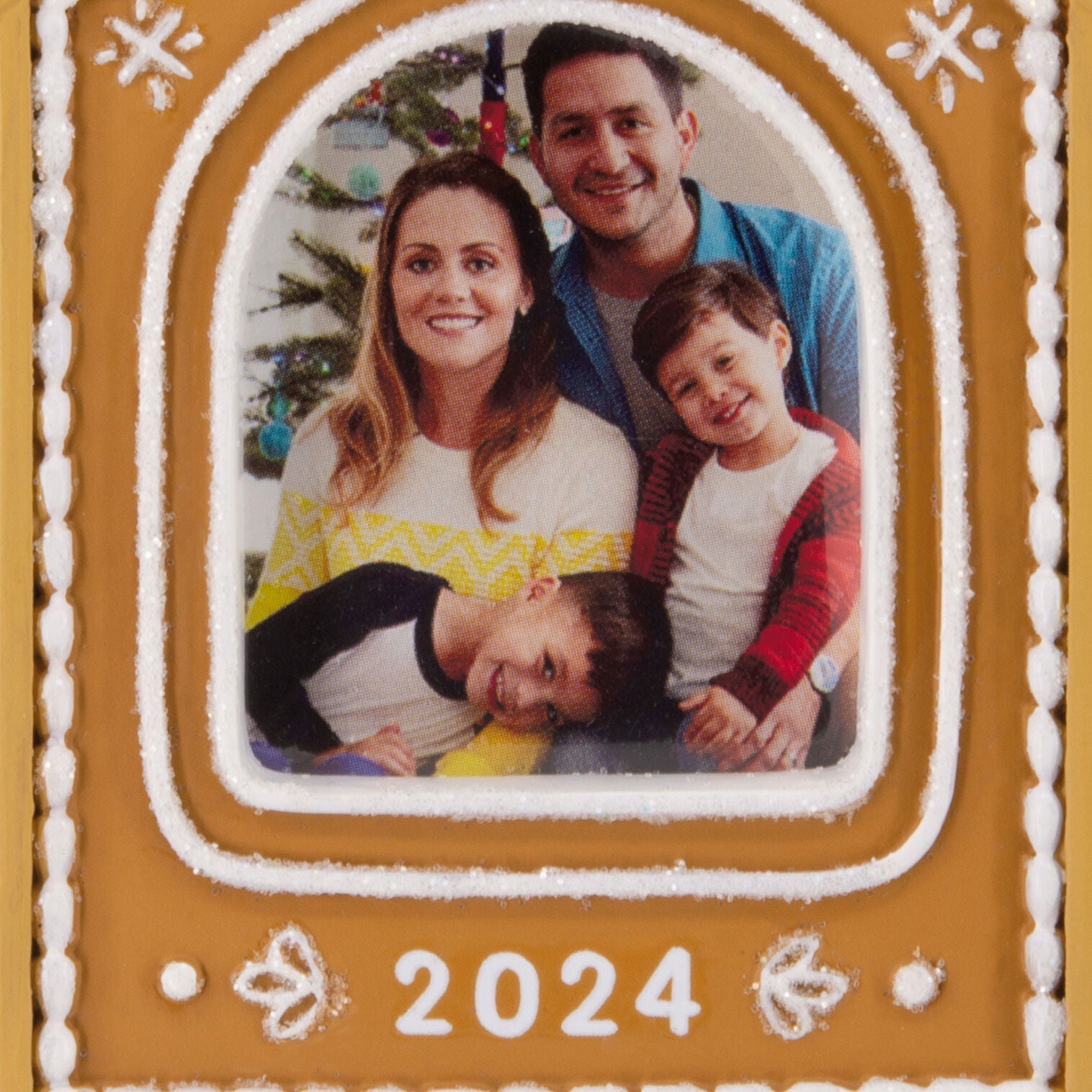 Gingerbread House 2024 Photo Frame Hallmark Ornament