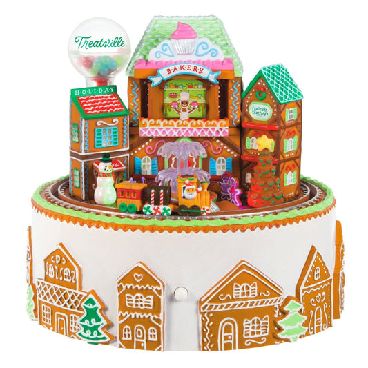 Gingerbread Village Musical, 2023 Keepsake Ornament With Light and Motion