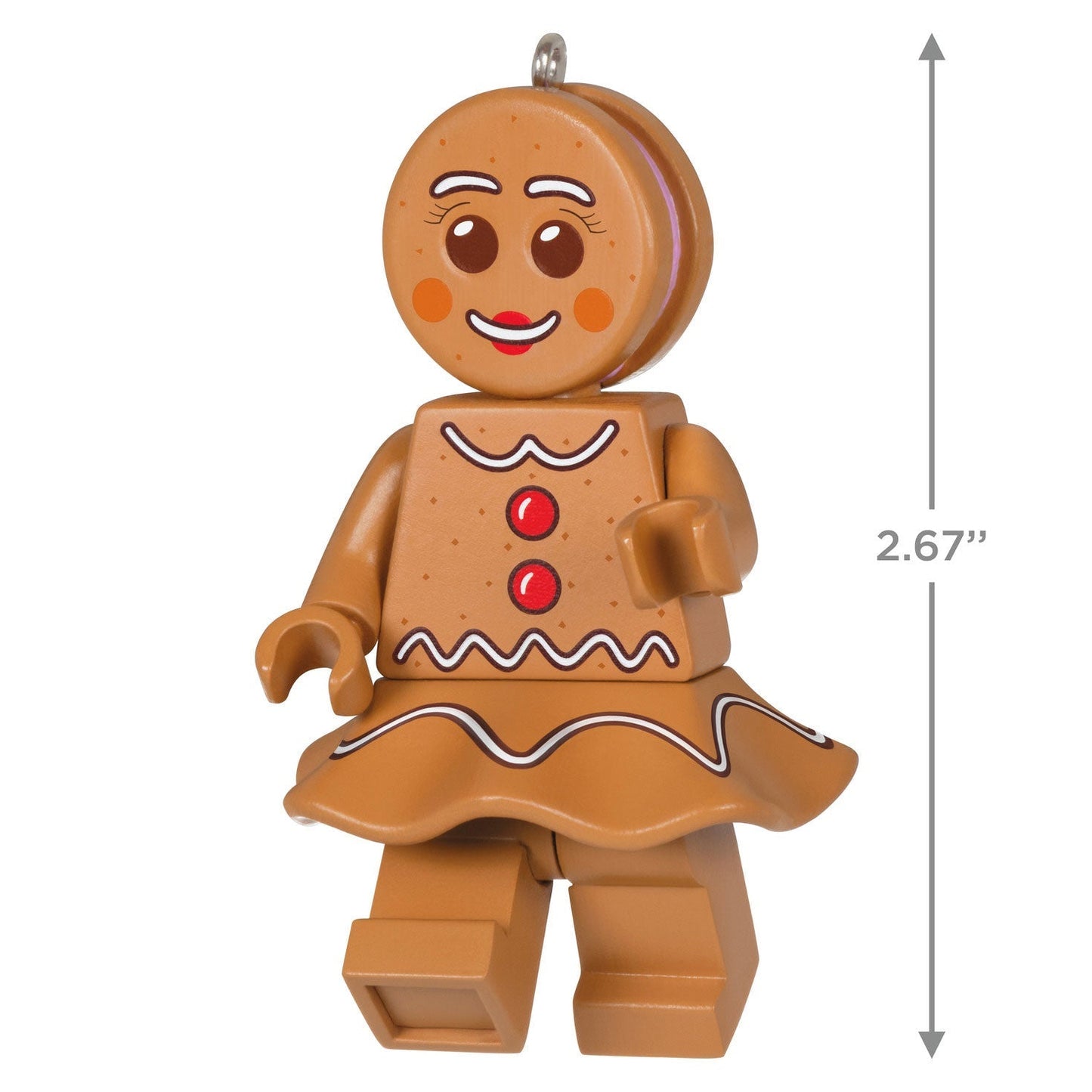 Gingerbread Woman LEGO Minifigure, 2023 Keepsake Ornament