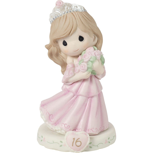 Girl In Tiara With Bouquet Age 16 Figurine