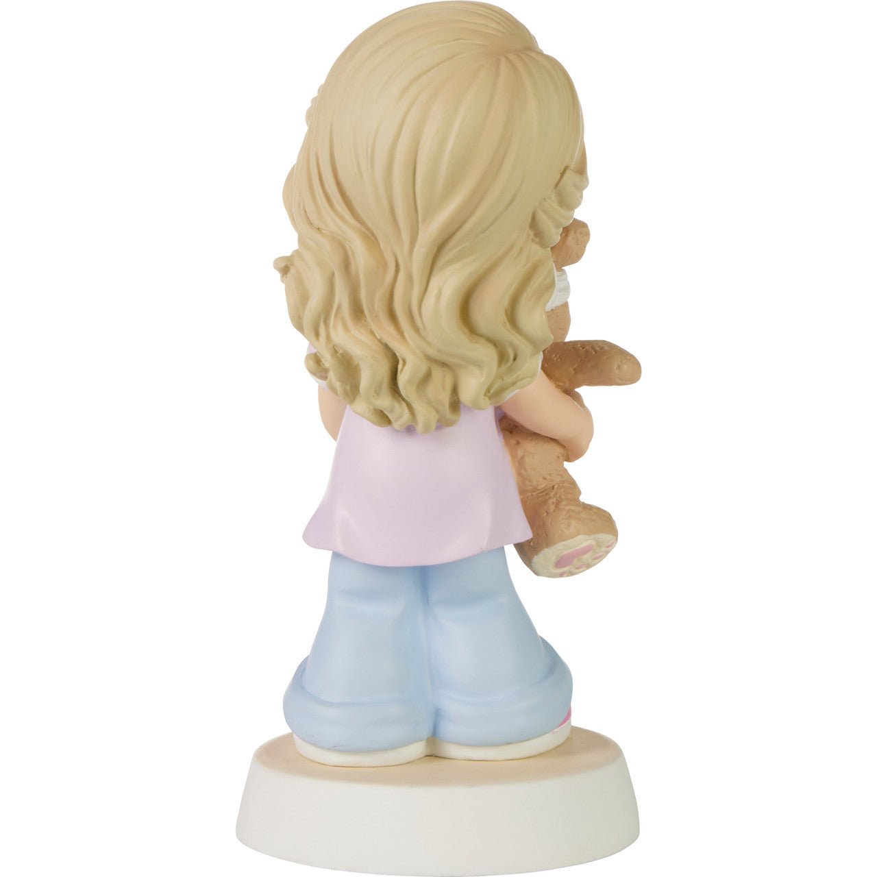 Girl with Teddy Bear Figurine