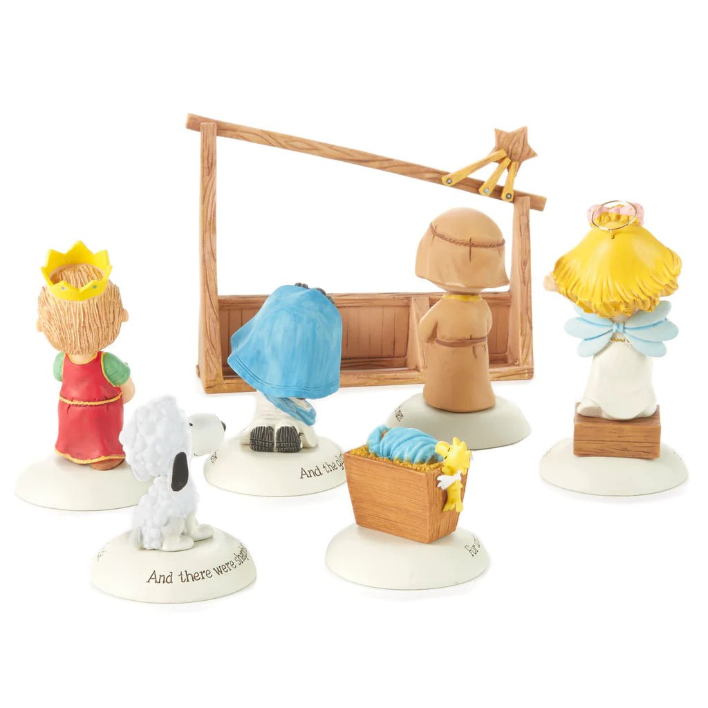 Glad Tidings Nativity Peanuts Gallery Figurines (Set of 7)