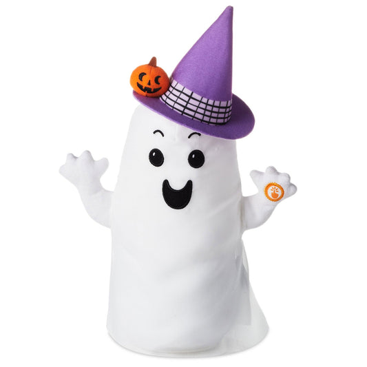 Gliding Ghost Halloween Plush With Sound and Motion, 14"