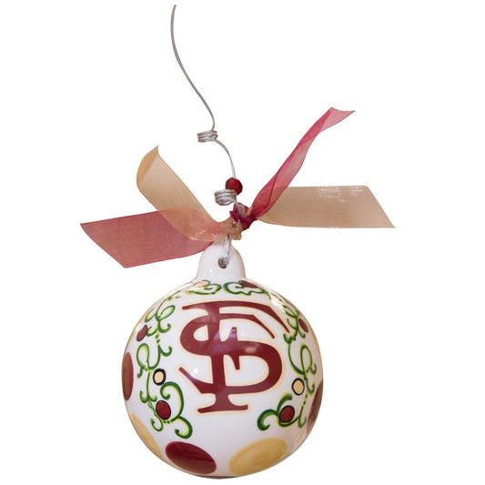 Glory Haus Florida State University Ball Ornament, 4 - Inch