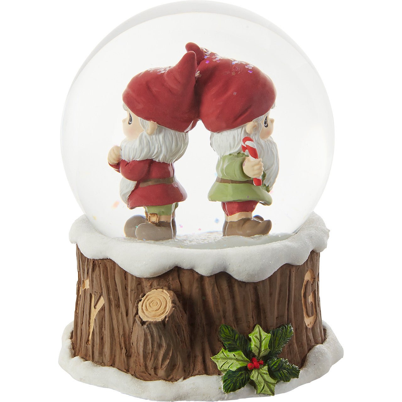 Gnaughty Or Gnice Musical Snow Globe