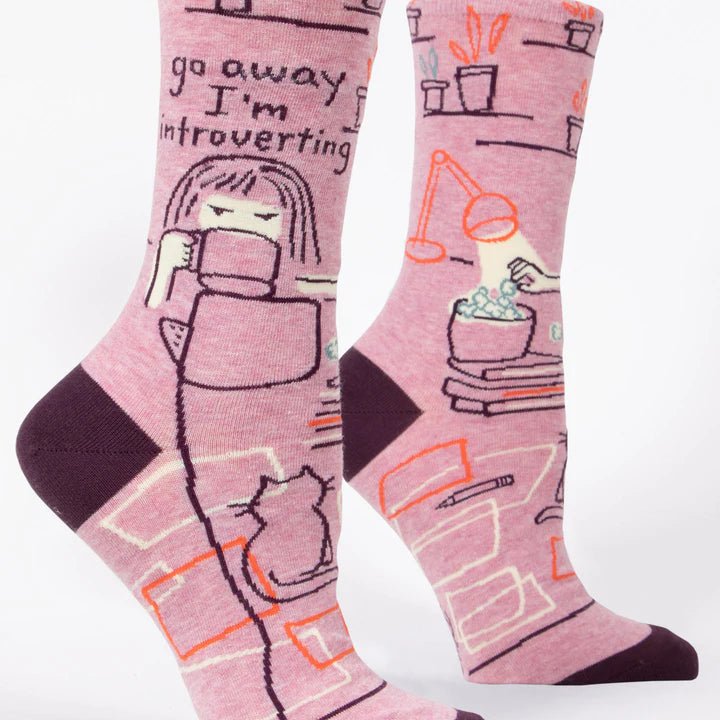 Go Away Introverting CrewSocks