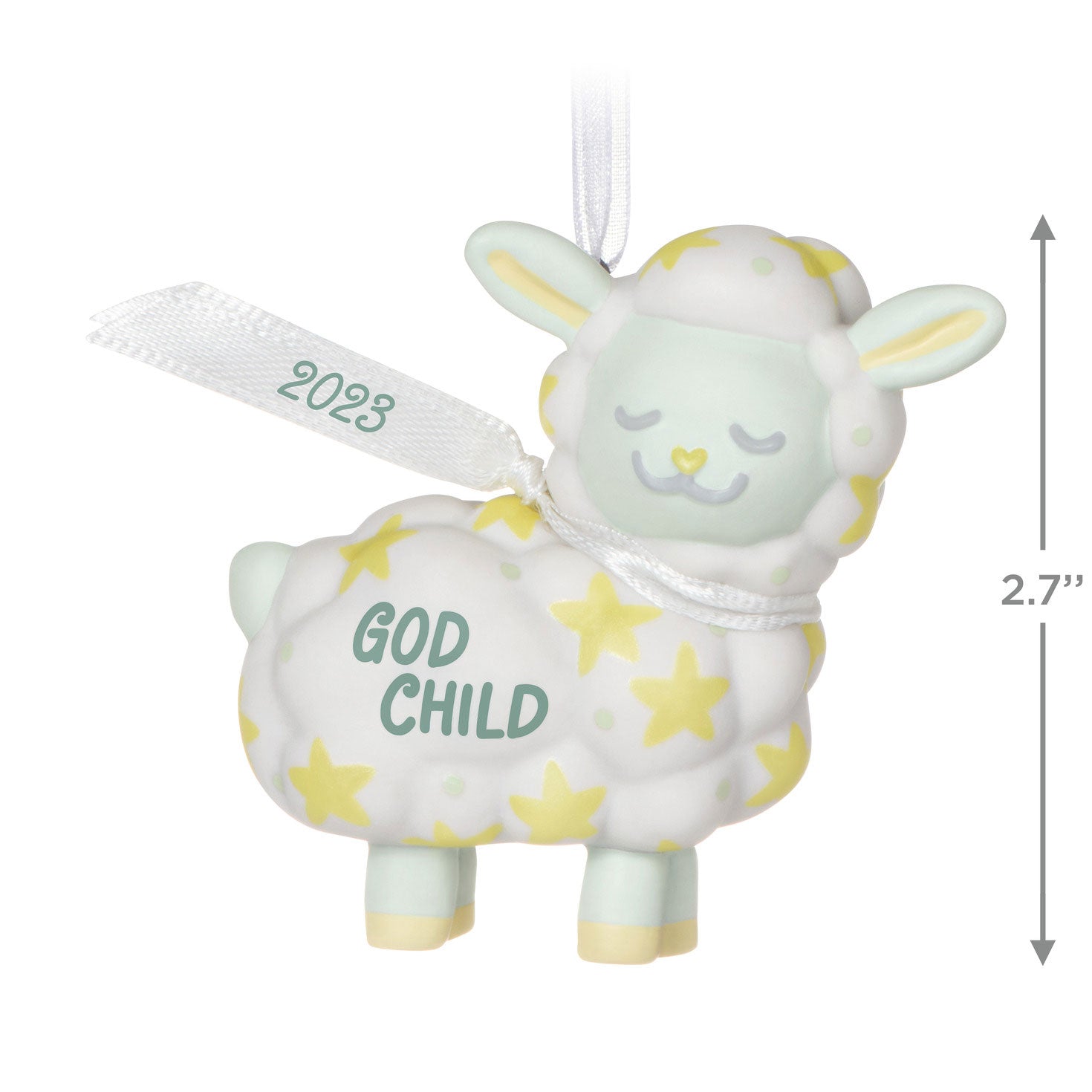 Godchild 2023 Porcelain, 2023 Keepsake Ornament