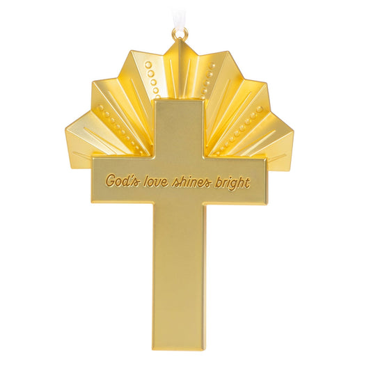 God's Love Shines Bright Metal 2024 Keepsake Ornament